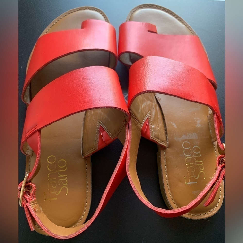 Franco Sarto Orange “Joan” Sandals in Size 7M - Picture 4 of 6